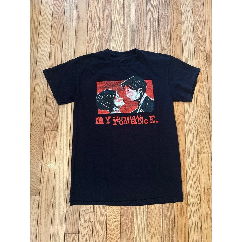 My chemical romance black tshirt emo band rock grunge Y2K teens unisex oversized